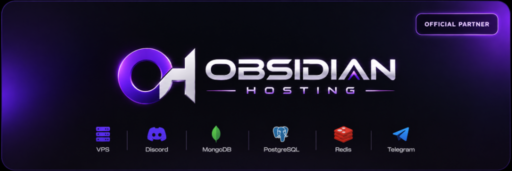 Obsidian Hosting Infrastructure Banner